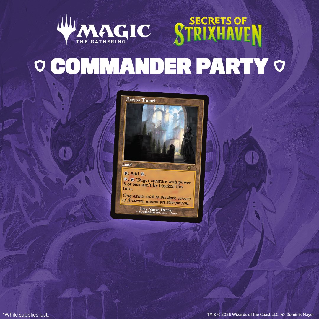 Casual Secrets of Strixhaven Commander Party 