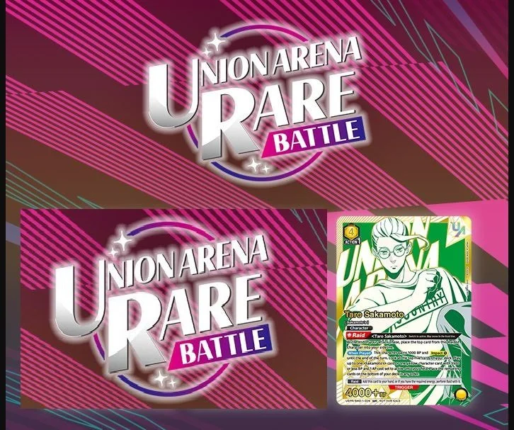 Union Arena Sakamoto Days Rare Battle