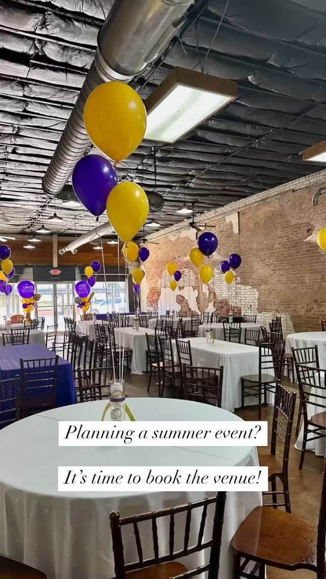 It’s time to book the venue for your summer event ☀️ dates for June-August are going quickly! Message us or visit our website for more info ⛱️