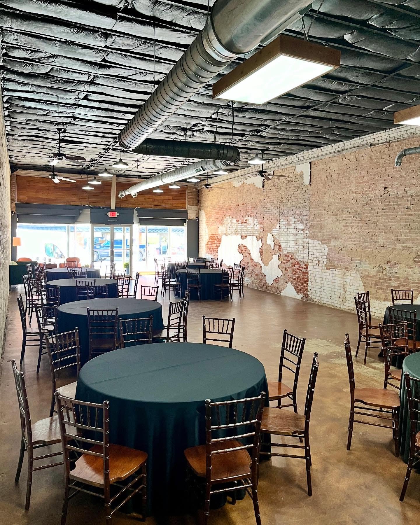 All set up for tonight’s 16th birthday party 🥳 of course we have to have room for a dance floor!