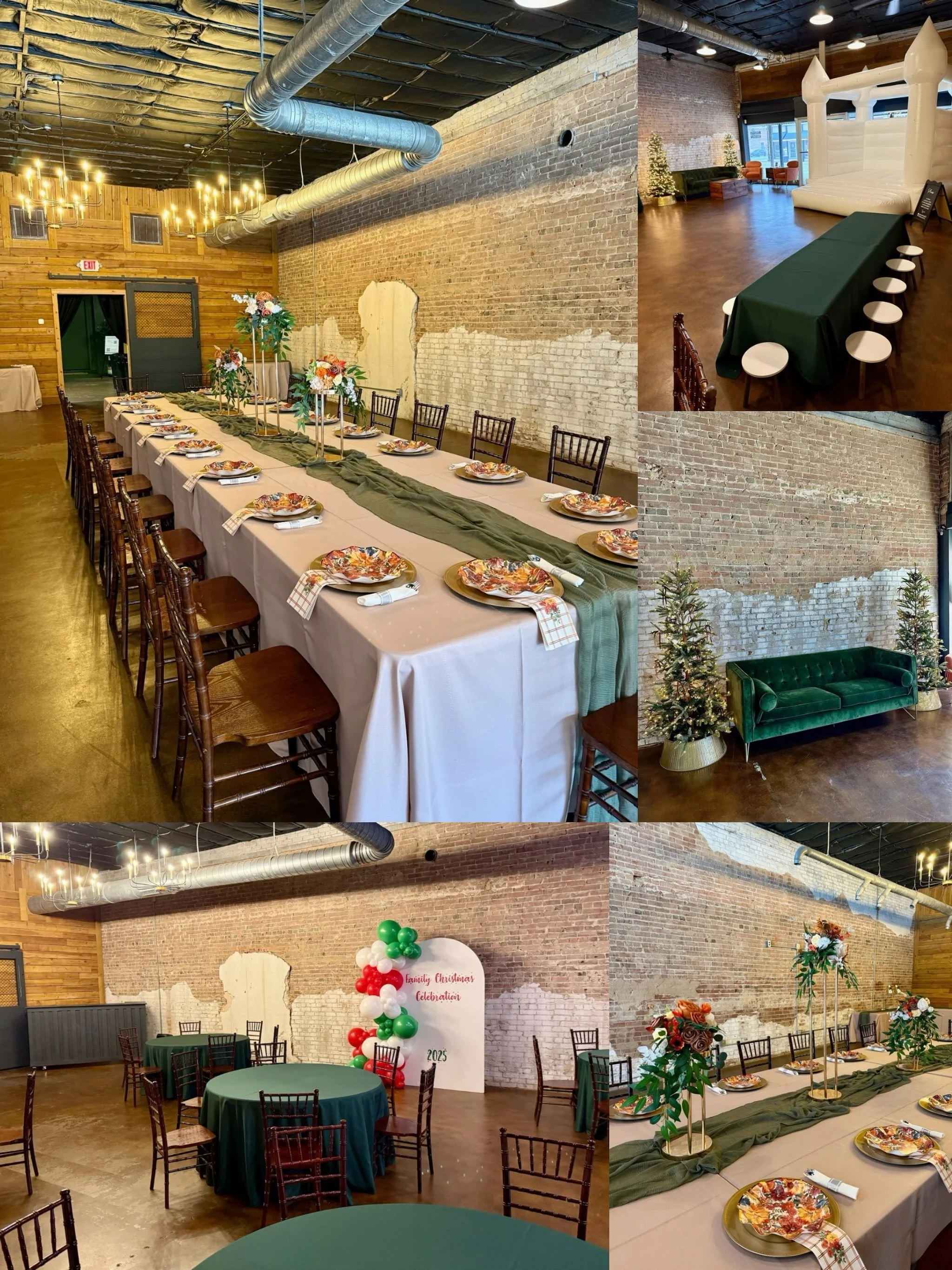 The holidays are right around the corner, and we have the perfect space to host your event - family gathering or corporate party 🍁🎄✨ message us or visit our website for more info!