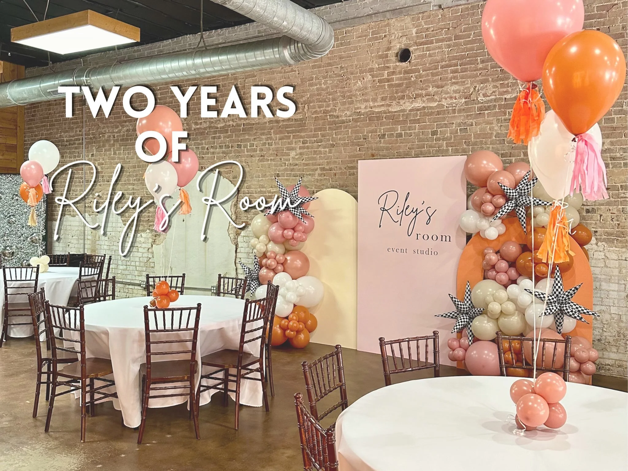 TWO YEARS of Riley&rsquo;s Room! ✨🪩🥂🤍
We opened our doors two years ago today and what an amazing journey it has been! Thank you for choosing to host your events with us - we love getting to celebrate with you!