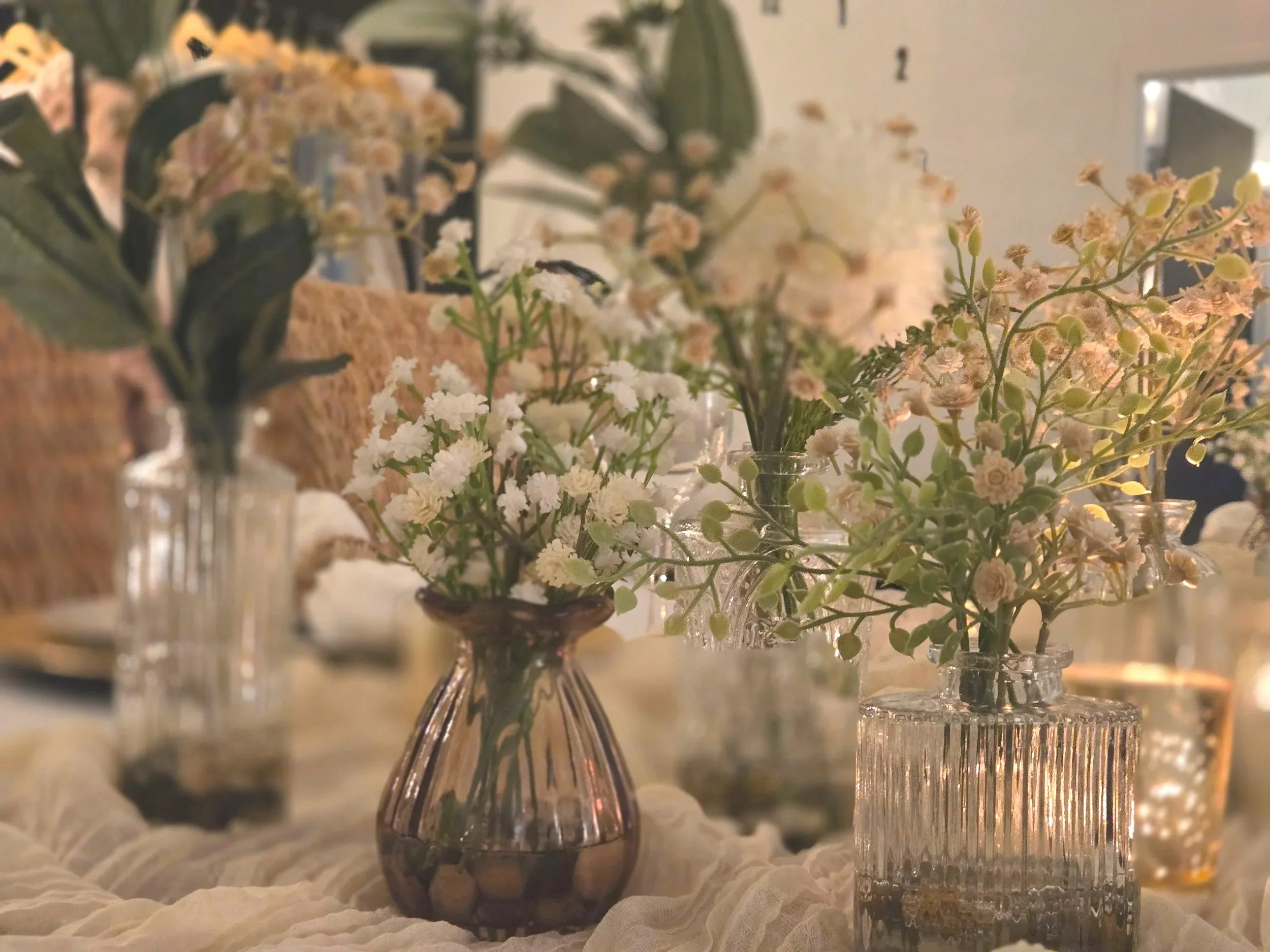 Budvases at event in Sarasota, FL | Oasis Events Collective