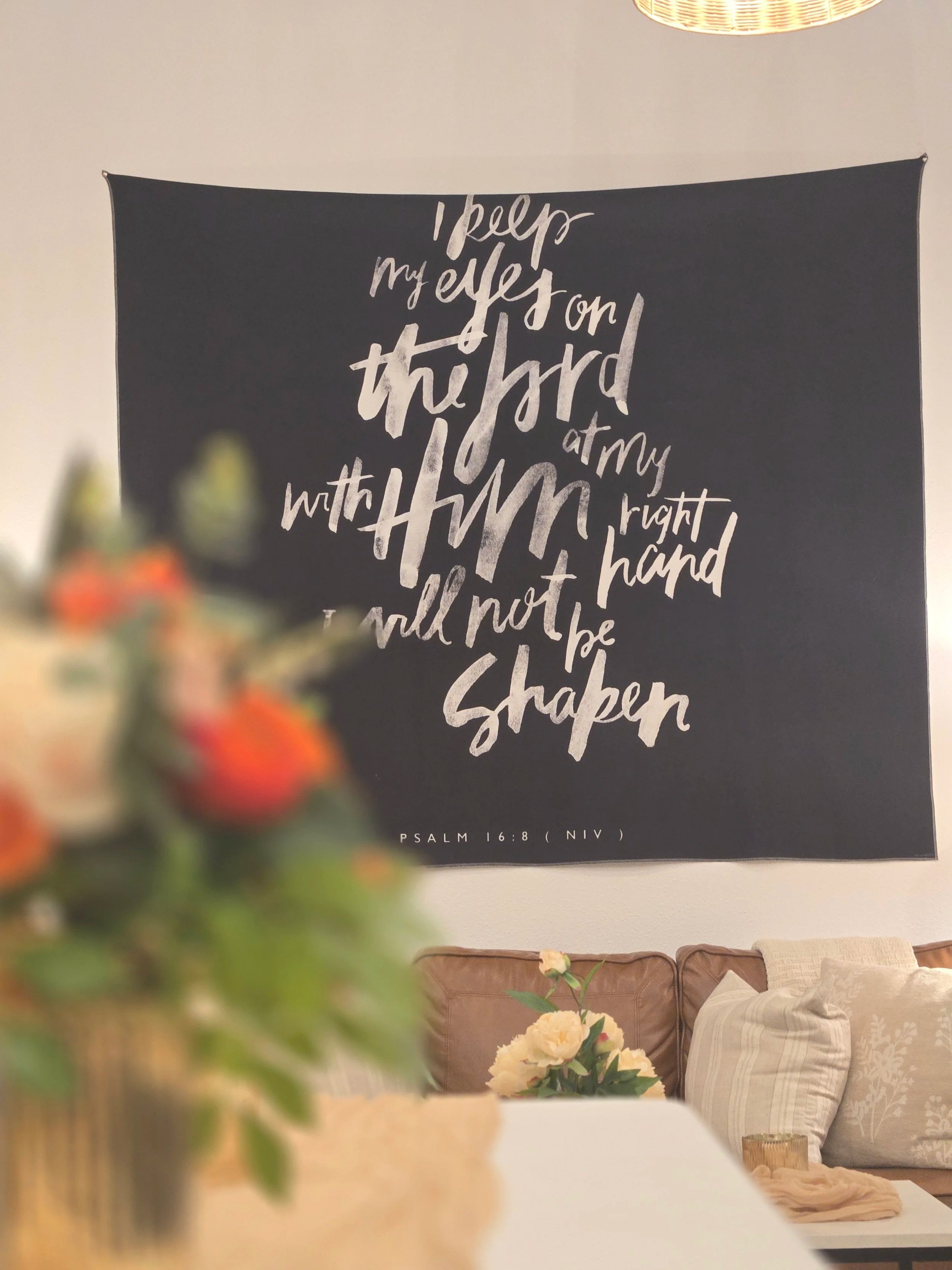 Bible Verse at Oasis Events Collective.  An intimate event space in Sarasota Florida for baby showers, bridal showers, Christmas Dinners and pop-up shops.  Also serving Lido Key, Bird Key, and Siesta Key.  Cozy venue near Lido Key Beach, and Siesta K