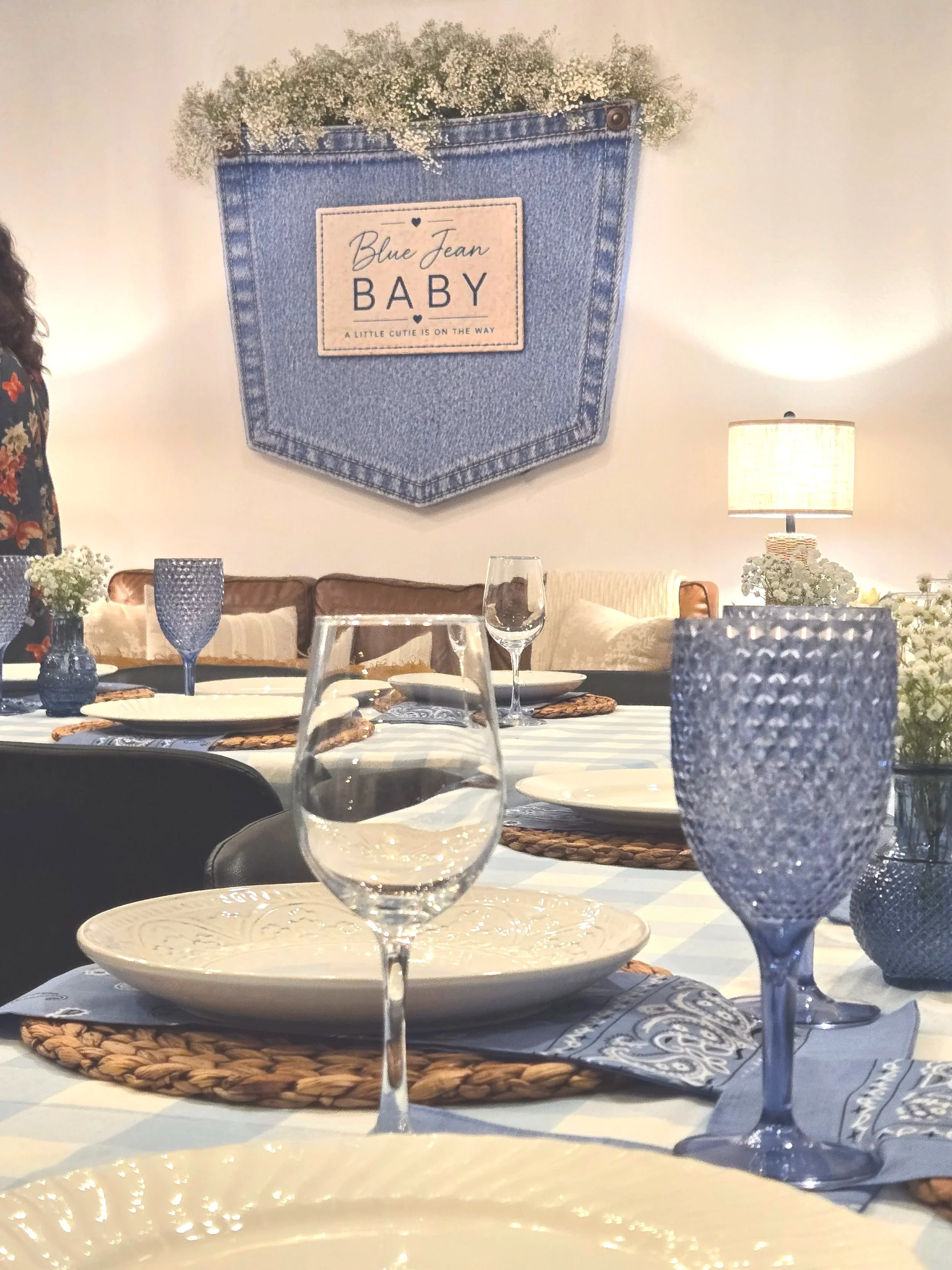 Decorations at a baby boy shower at Oasis Collective in Sarasota Florida.  Event venue for baby showers, bridal showers, meetings, and engagement parties near Lakewood Ranch, Myakka City and Venice.