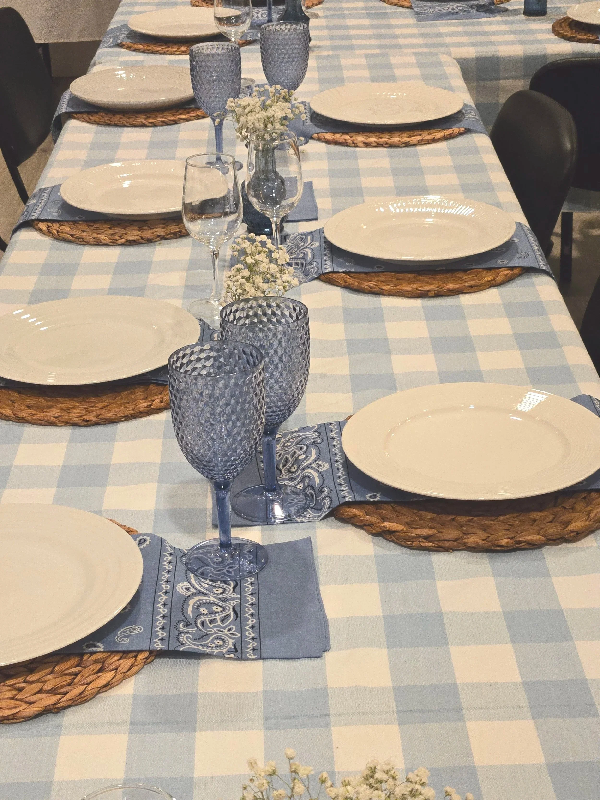 Table setting at Oasis Event Collective in Sarasota FL.  Venue for baby showers, bridal showers, engagement parties, and networking events near Lido Key, Siesta Key, Bradenton and Lakewood Ranch