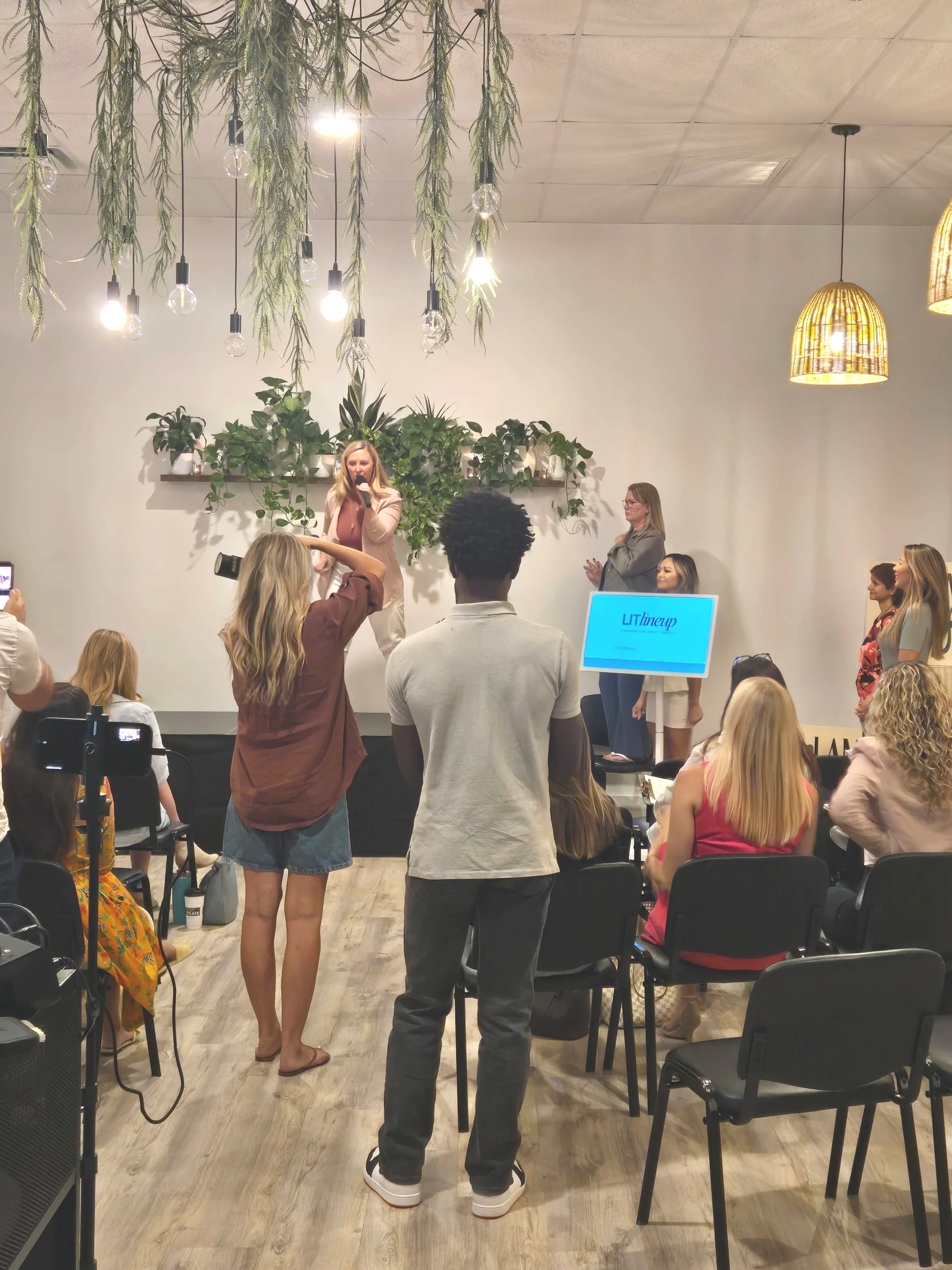 Corporate event and business gathering at Oasis Events Collective in Sarasota Florida