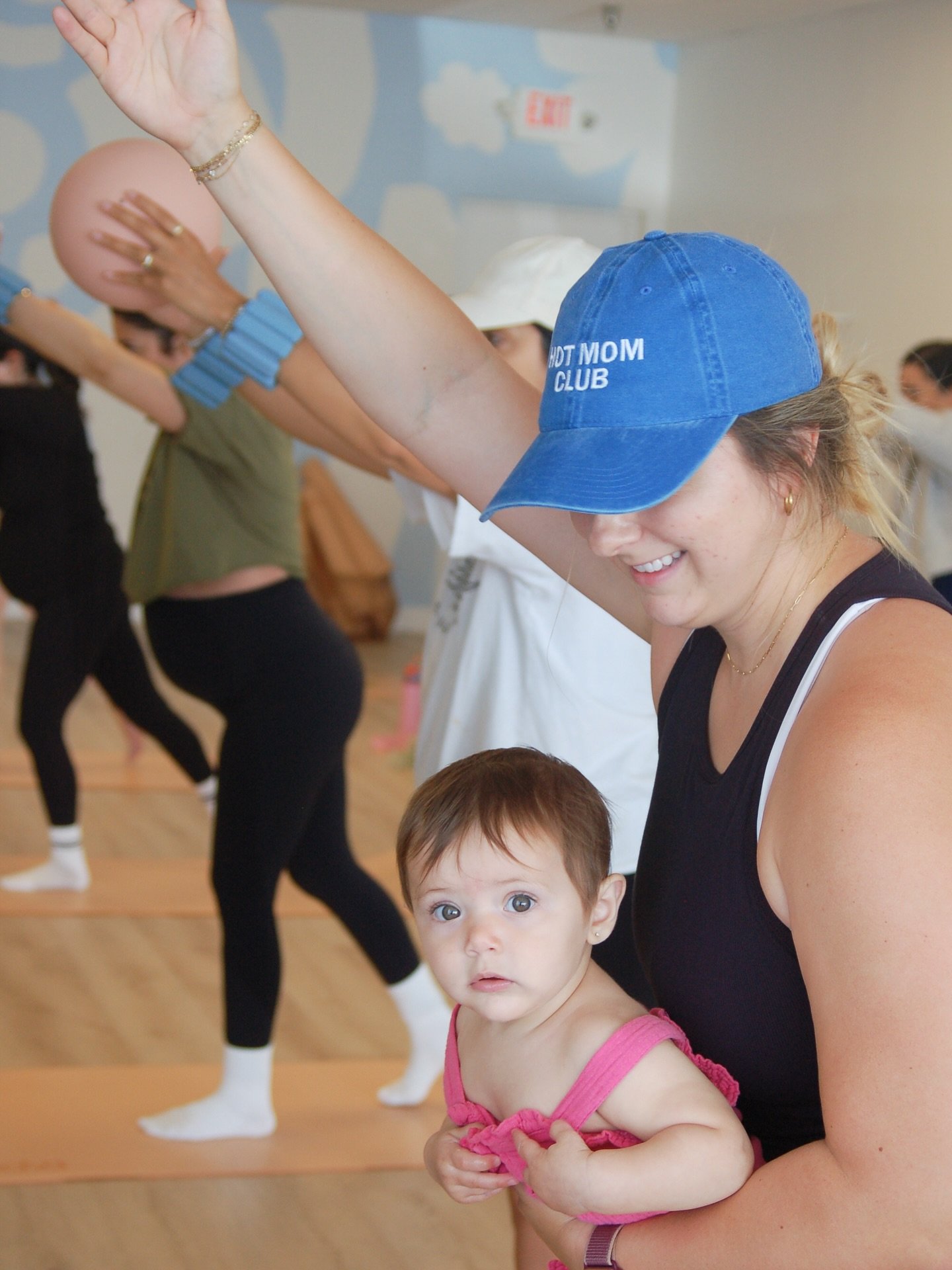 Did you know babies are welcome in all of our classes? ALWAYS 🍼💕🧘🏽&zwj;♀️🫂

And starting in July, join us for New Mama Sculpt Tuesdays + Thursdays at 10AM 

Your space to rebuild, reconnect, and feel strong in your body again ✨ no bounce back cu