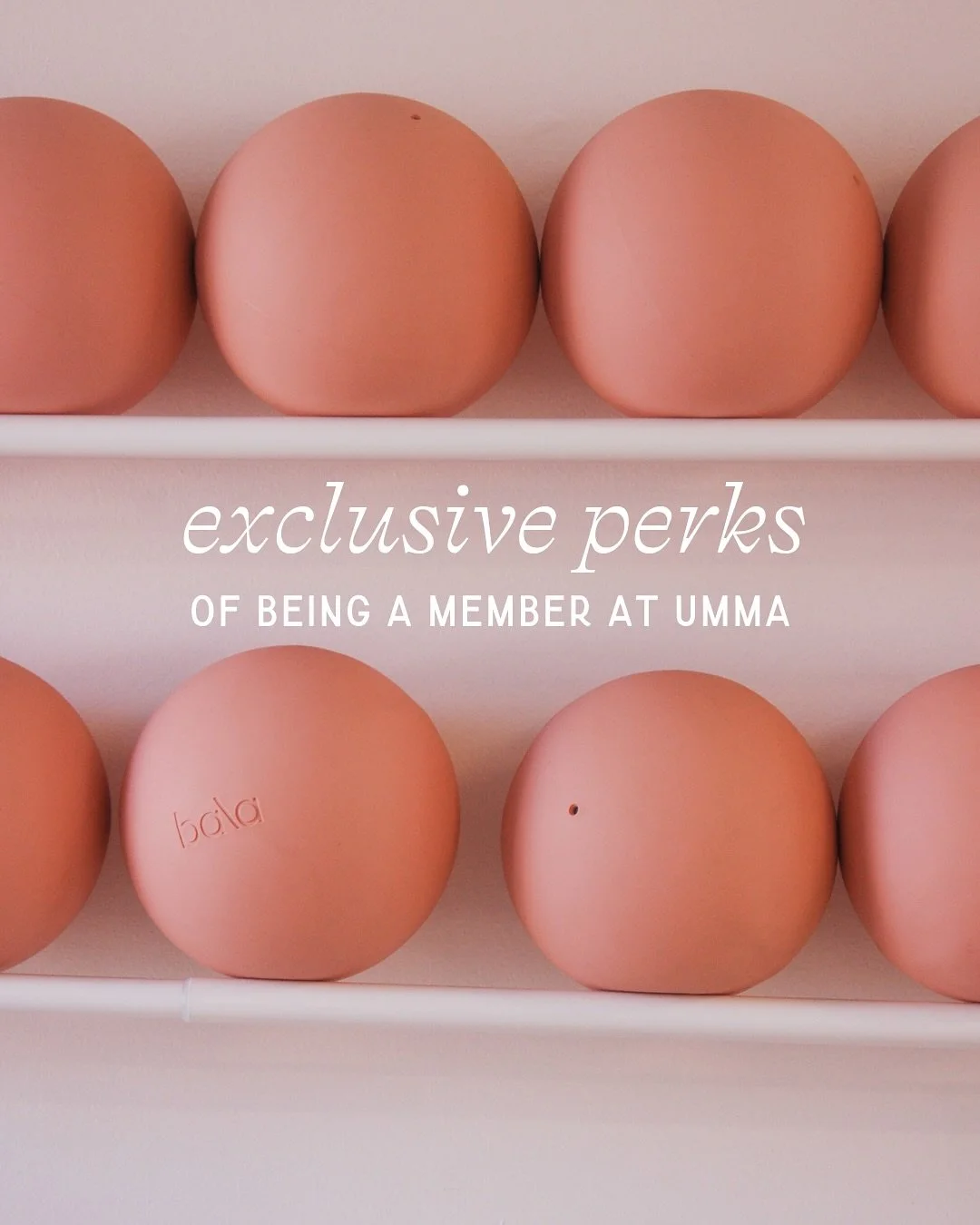 Being part of Umma means more than just classes, it means perks that make your journey smoother and more supported 🫶

✨ No penalty fees for late cancellations

✨ Complimentary access to Umma events

✨ Exclusive retail discounts

✨ 1 guest pass each 