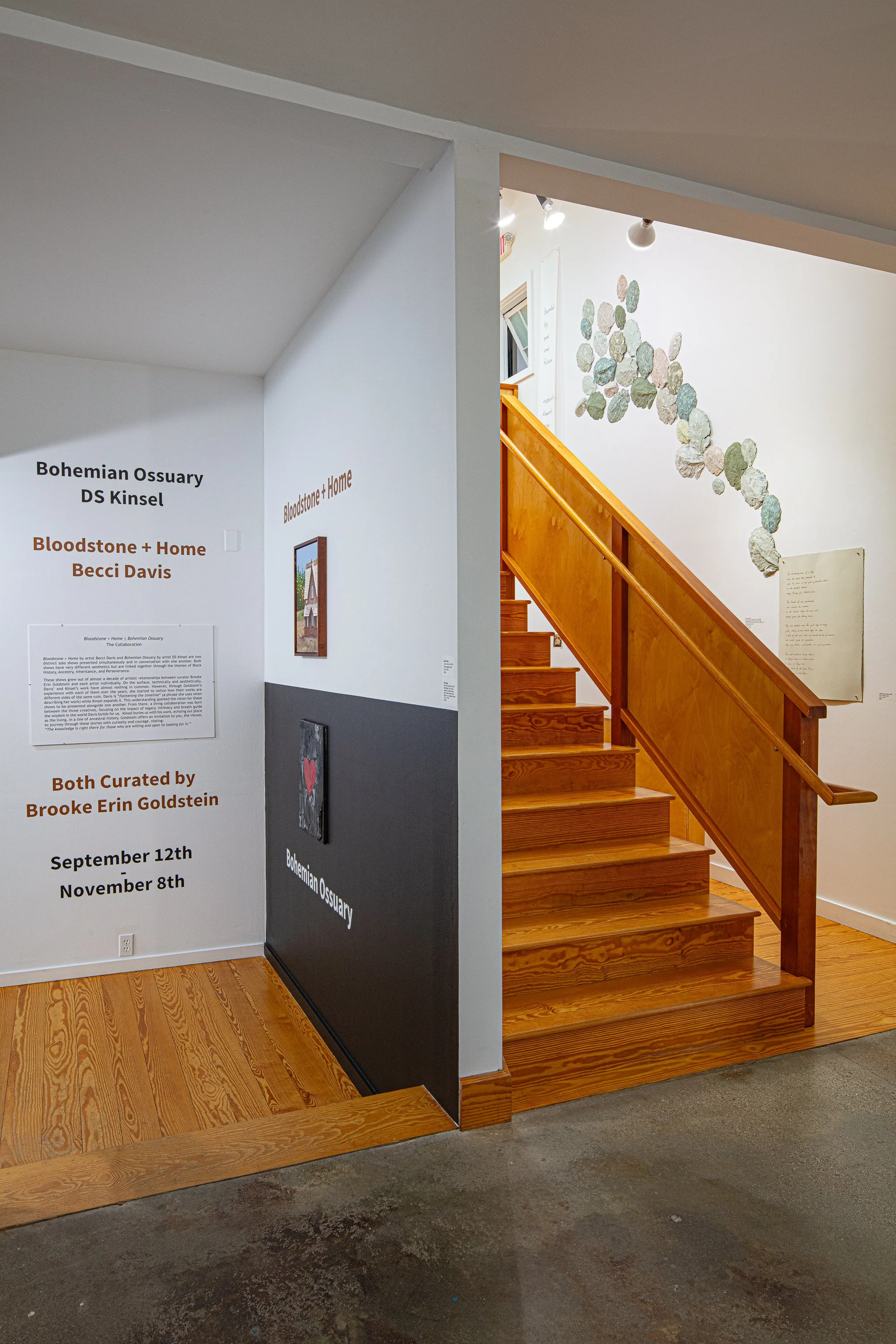 Bloodstone + Home installation view. photo credit: Sindayiganza Photography