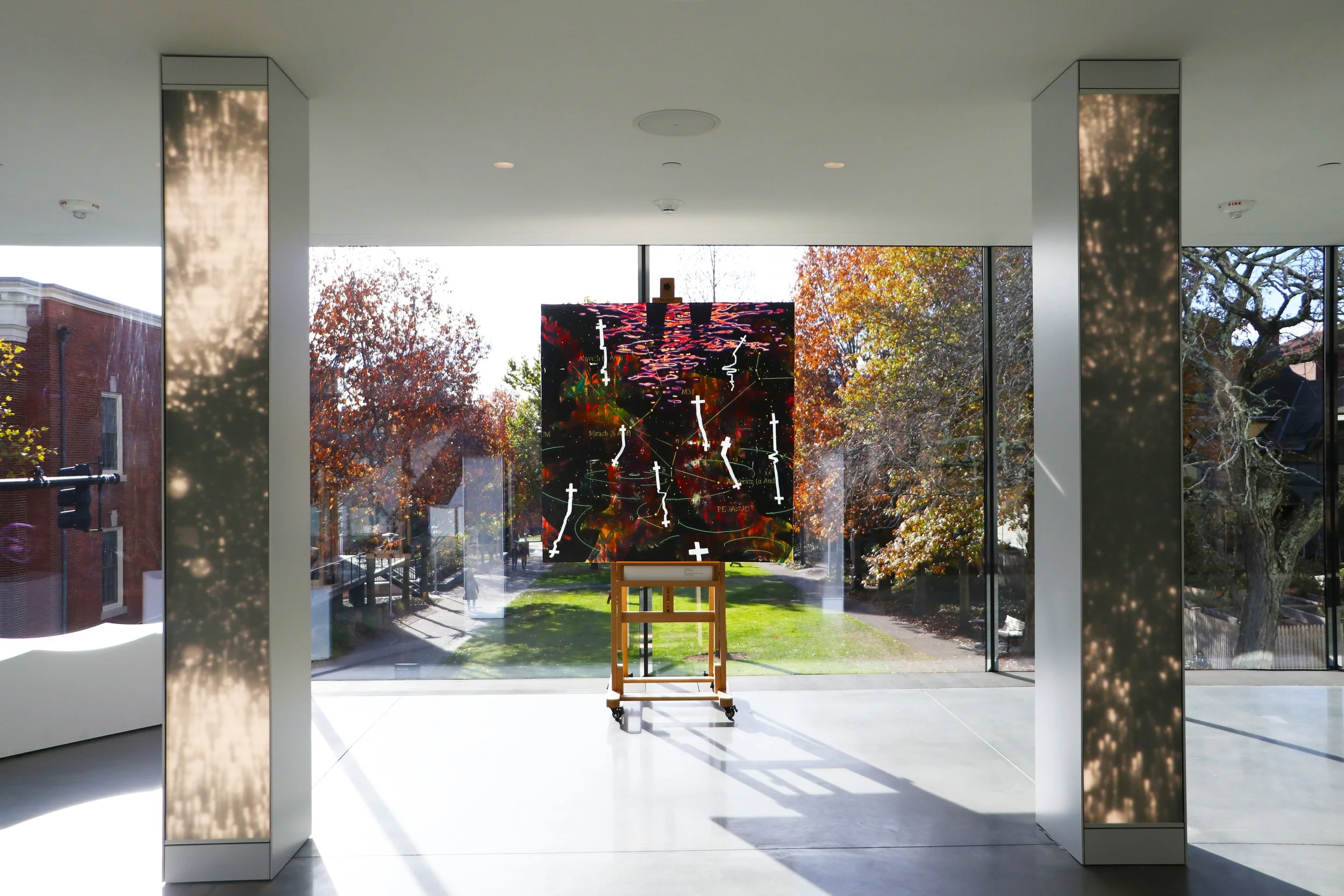 Installation view of The American Ocean (2021) by Jordan Seaberry. photo credit: Peter Chenot