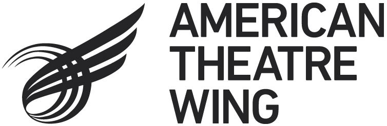 American Theatre Wing logo featuring stylized wing design and text.