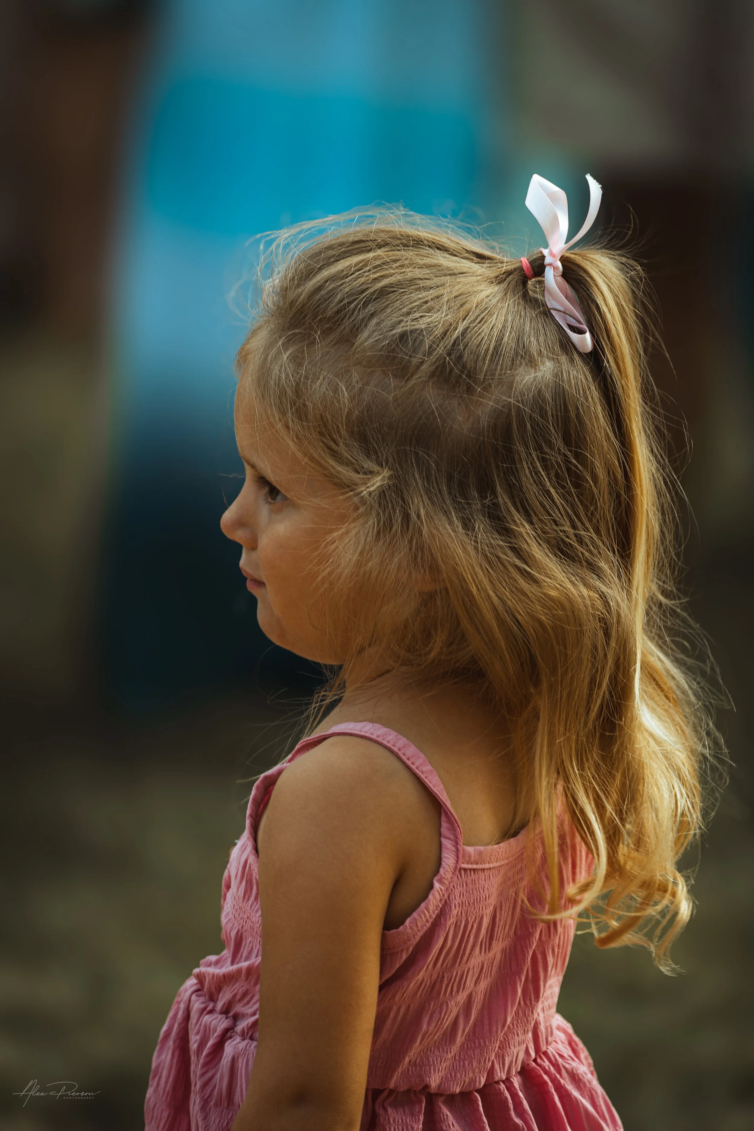 little girl at a wedding in Olympia, wa