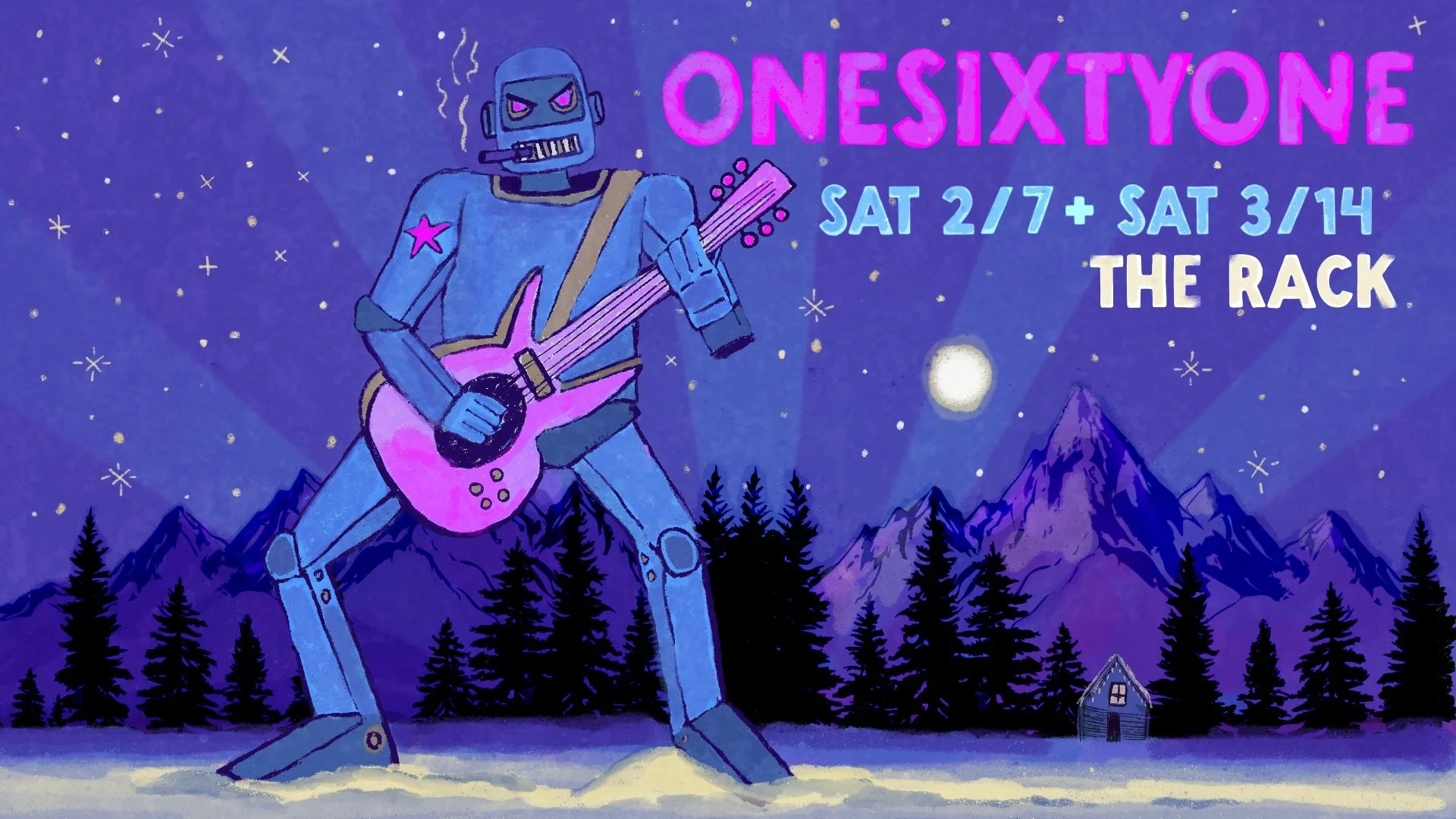 OneSixityOne Rock Gig Poster