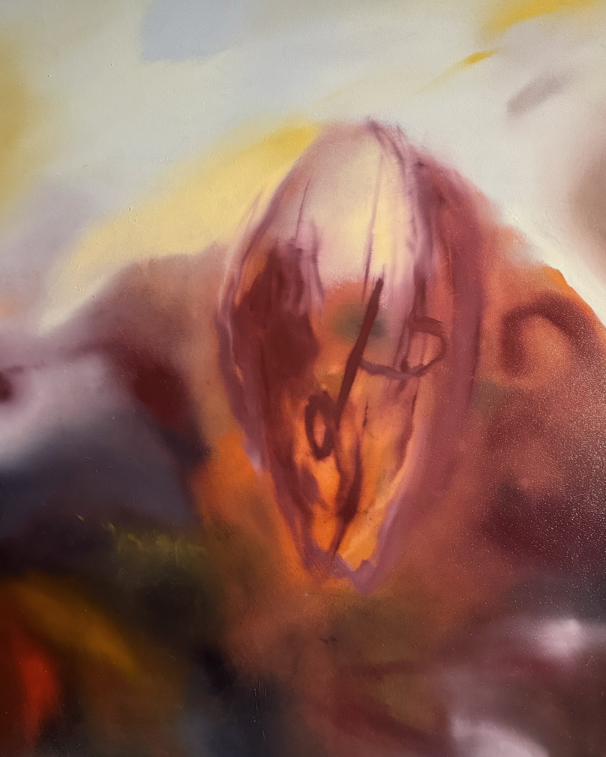 Study for a Landscape, 2024.
Oil on canvas, 28''x 22''
