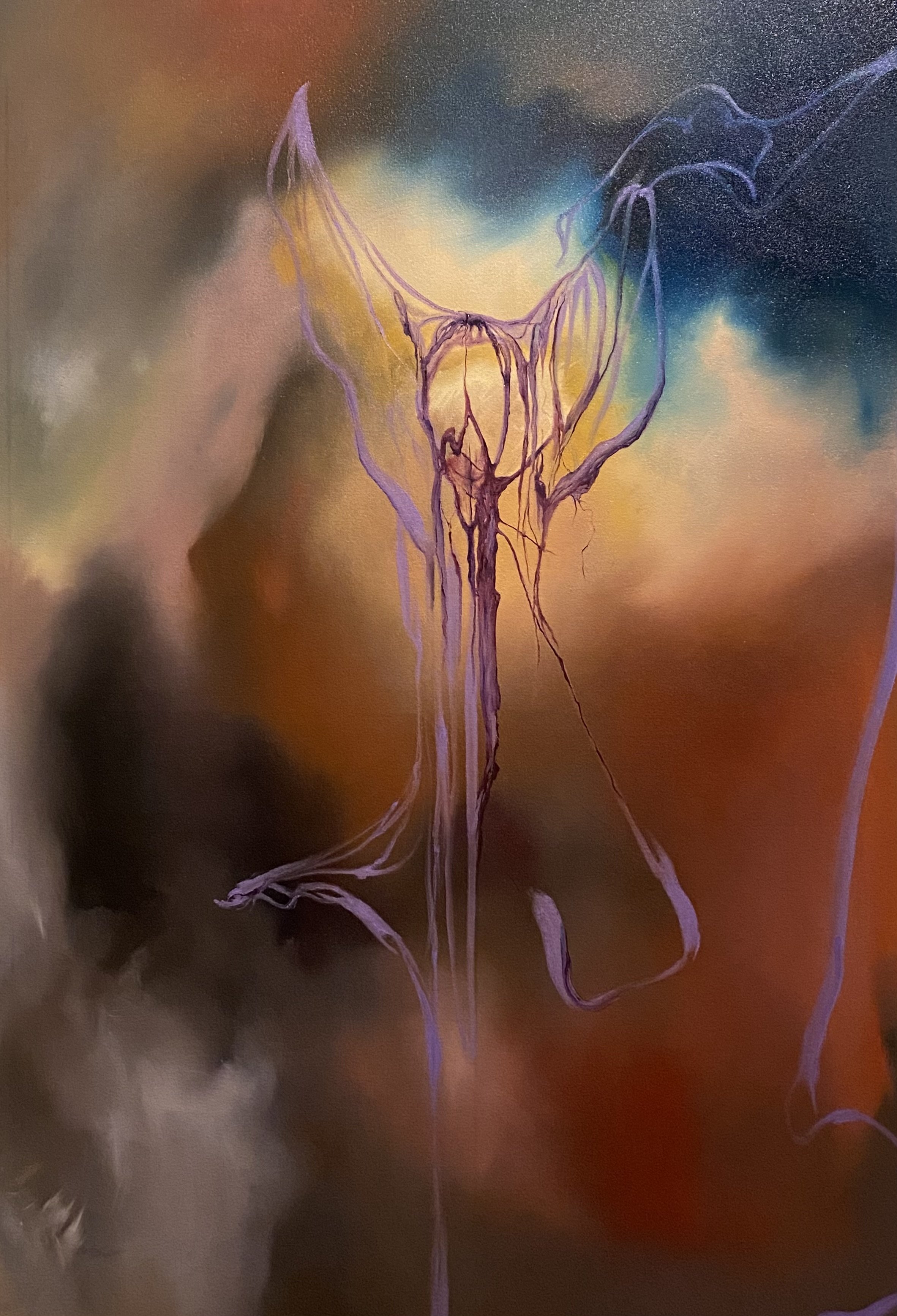 Invocations II, 2023.
Oil on canvas, 48''x 32''