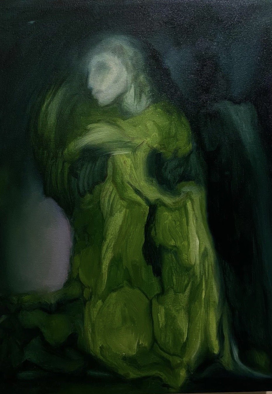 Emerald, 2022.
Oil on canvas, 24''x 18''