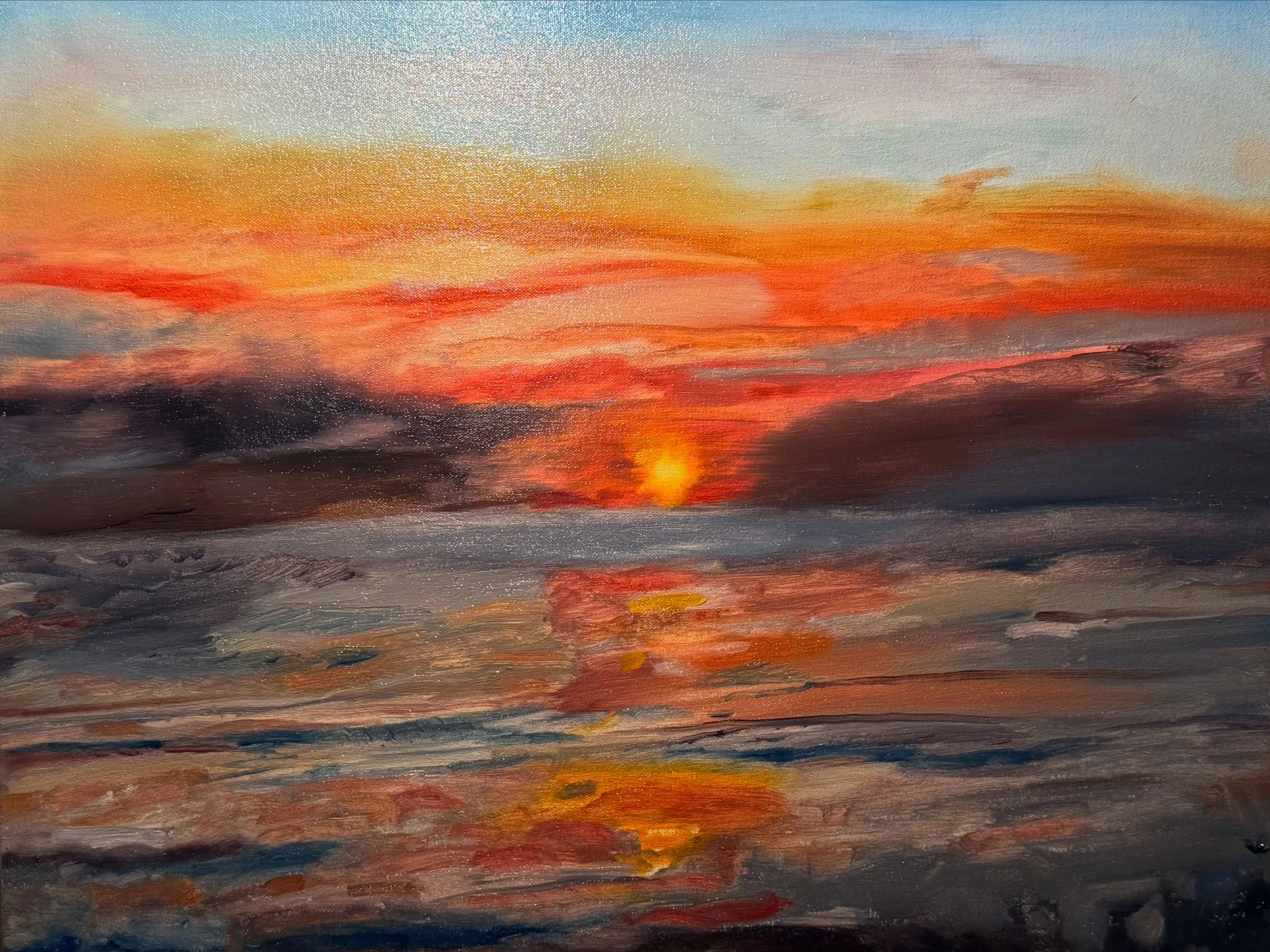 Traveling Light, 2025. Oil on canvas. 18"x20"