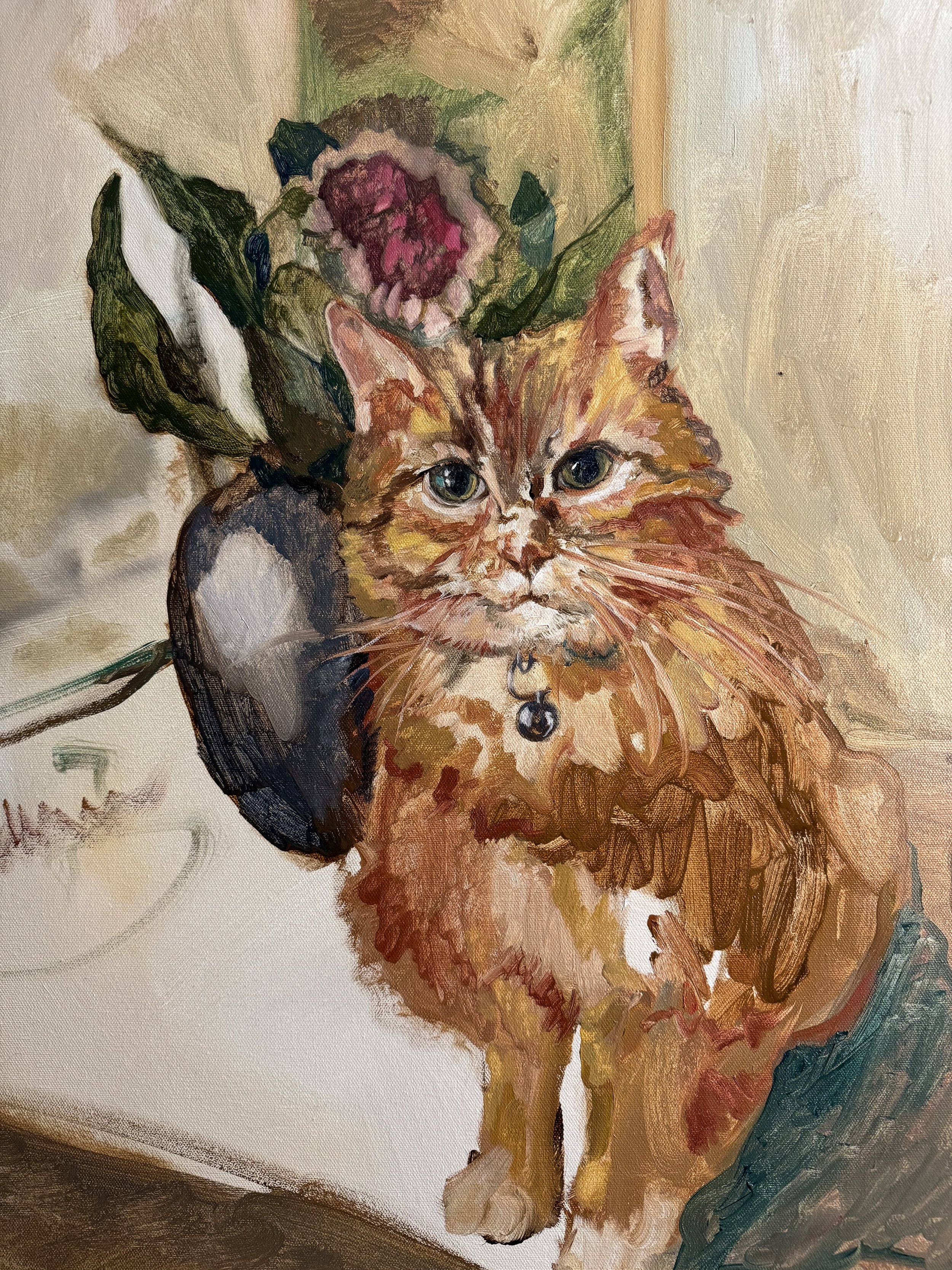 Cupid, 2024.
Oil on canvas, 28''x 22''