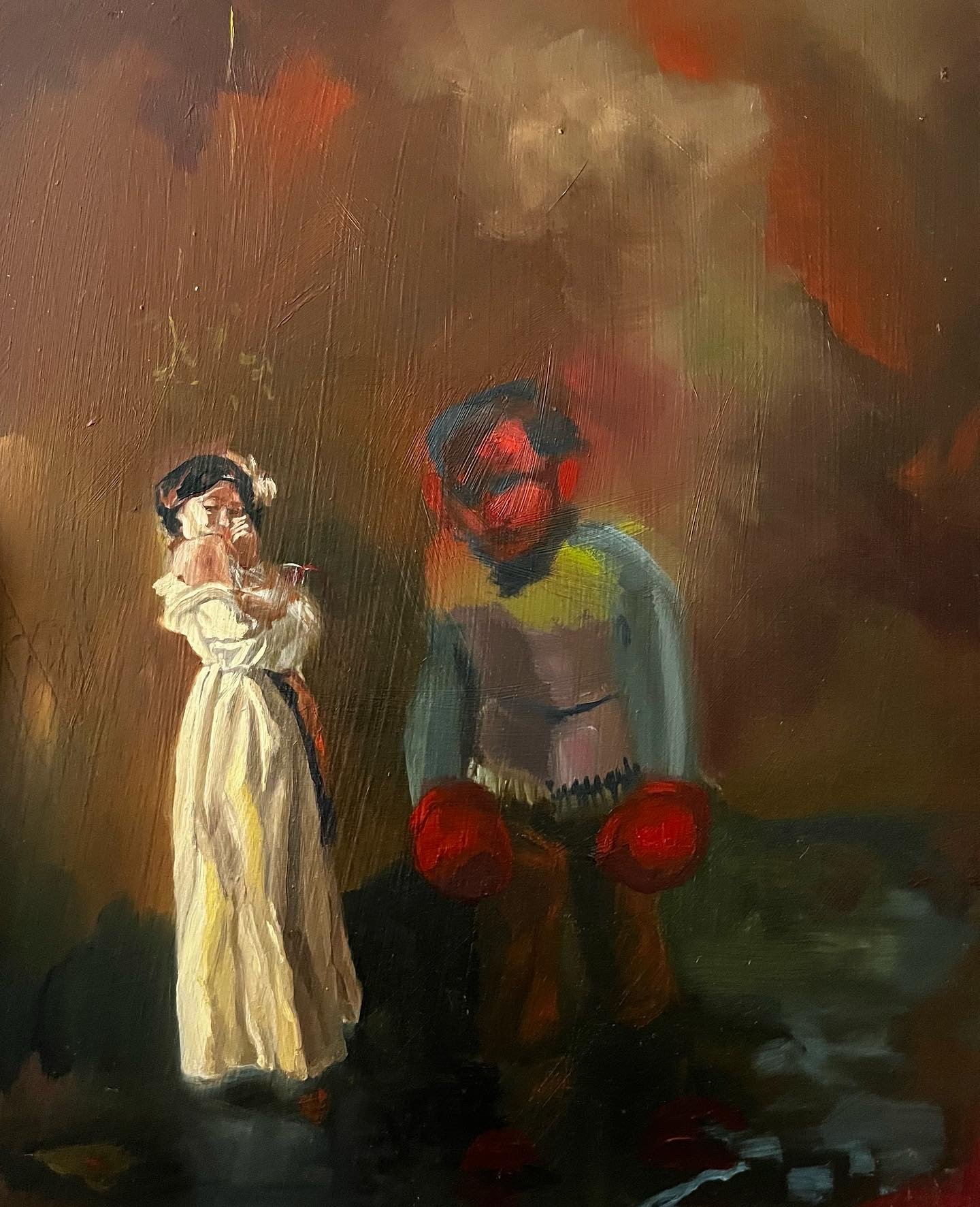 Madeline, 2021.
Oil on panel, 14''x 11''