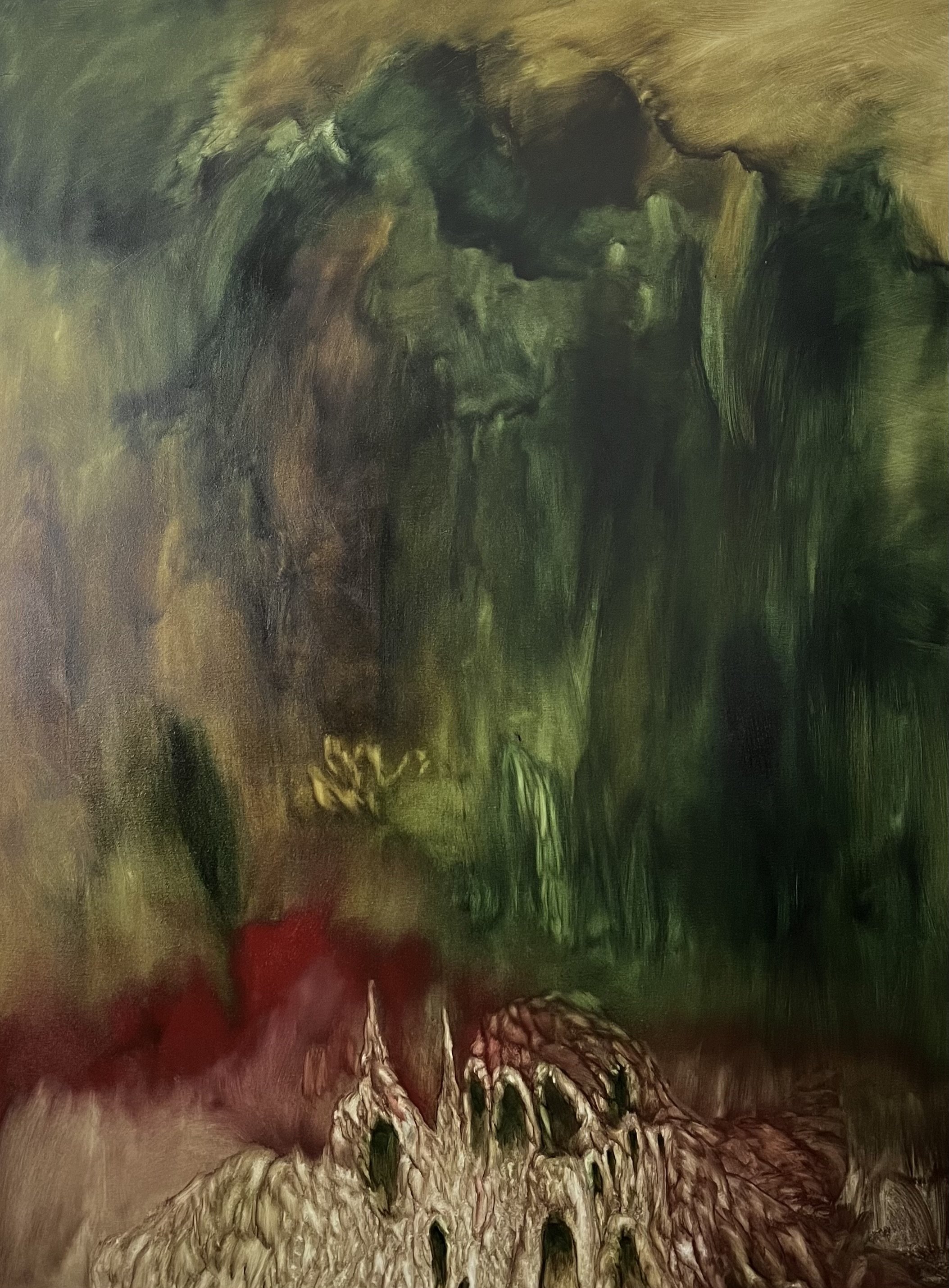 Stalactite Cave, 2023.
Oil on canvas, 48''x 36''