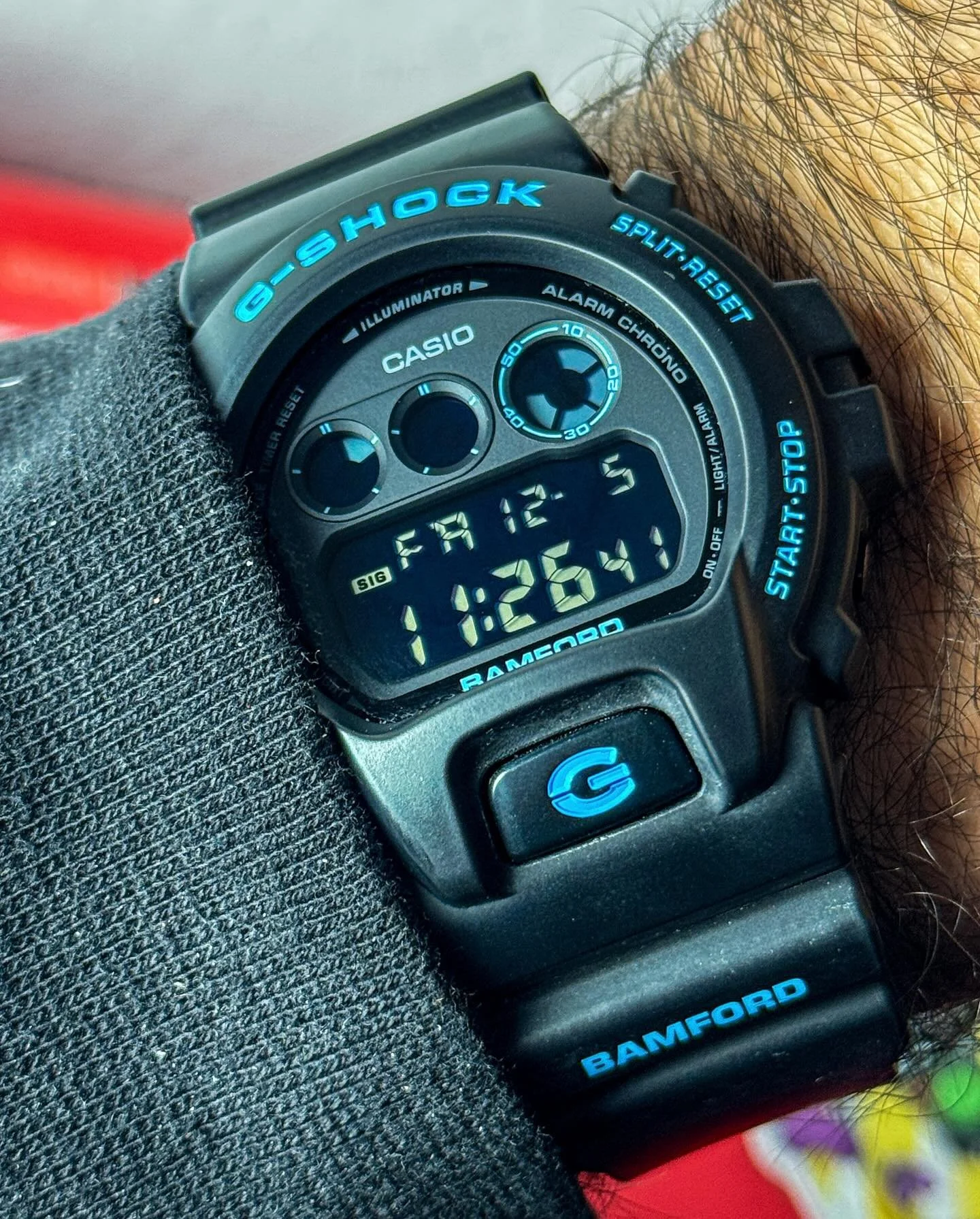 Wearing my @bamfordwatchdepartment x @gshock_casio_official in honor of the new Bamford G release. #PoppingCrowns
&bull;
&bull;
&bull;
&bull;
#bamfordwatchdepartment #bamford #bamfordgshock #gshock #gshockbamford #digitalwatch #watches #watchenthusia