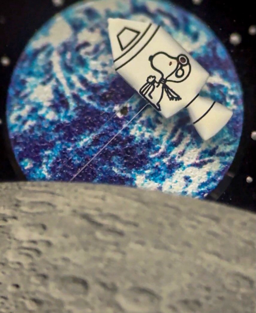 Happy #SpeedyTuesday from me and Snoopy! 

&ldquo;Have you seen those pictures of the earth from space? Do they make you feel small and insignificant?&rdquo; (Who can tell me the show I&rsquo;m rewatching?)

#OmegaSpeedmaster #PoppingCrowns #Snoopy #