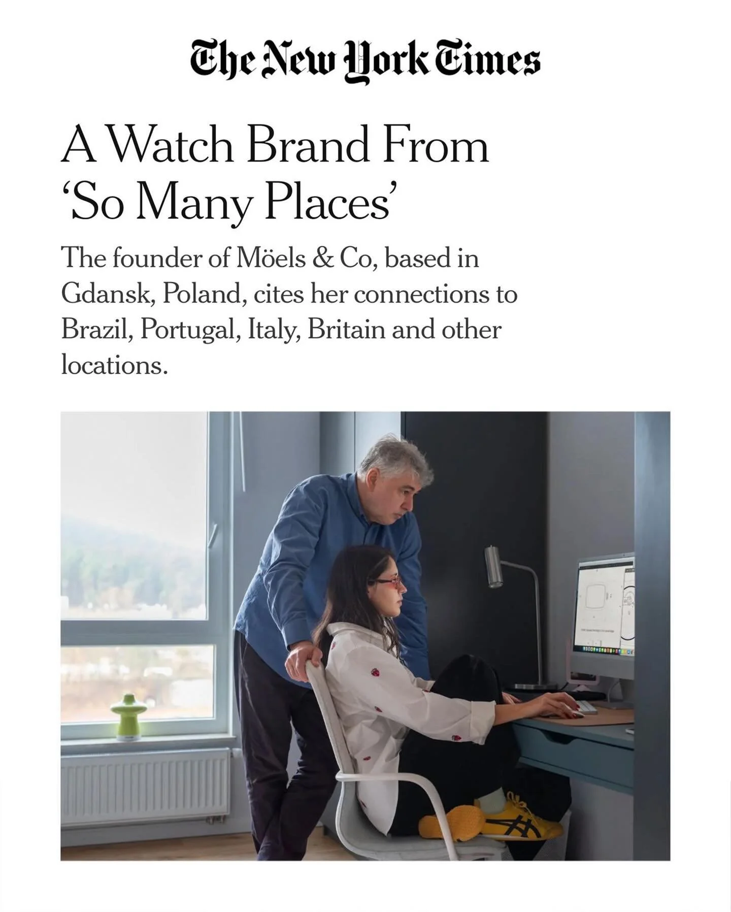 I&rsquo;m so excited and proud of one of my absolute favorite people on earth. Betina and her company, @moelsandco , were featured in an article for the @nytimes !  She deserves every word and accolade for the amount of effort she puts into her work 