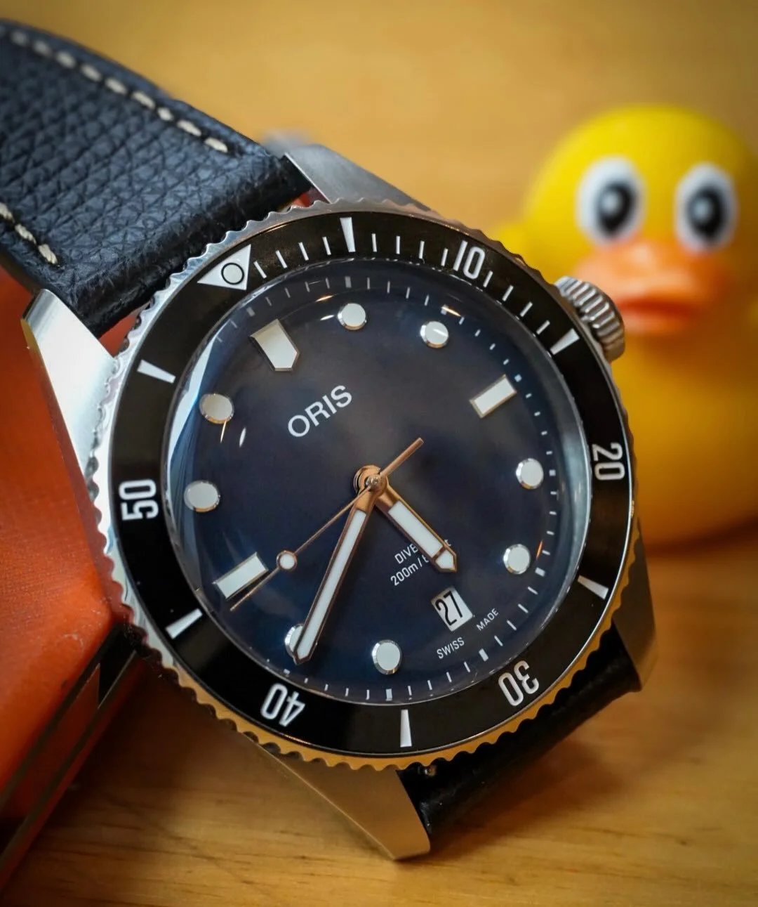 🦆 

#OrisWanderingWatchProject

@the_timist_ig @vj.geronimo @joshshanks 
#PoppingCrowns #Watchfam #orisdiver65 #watches