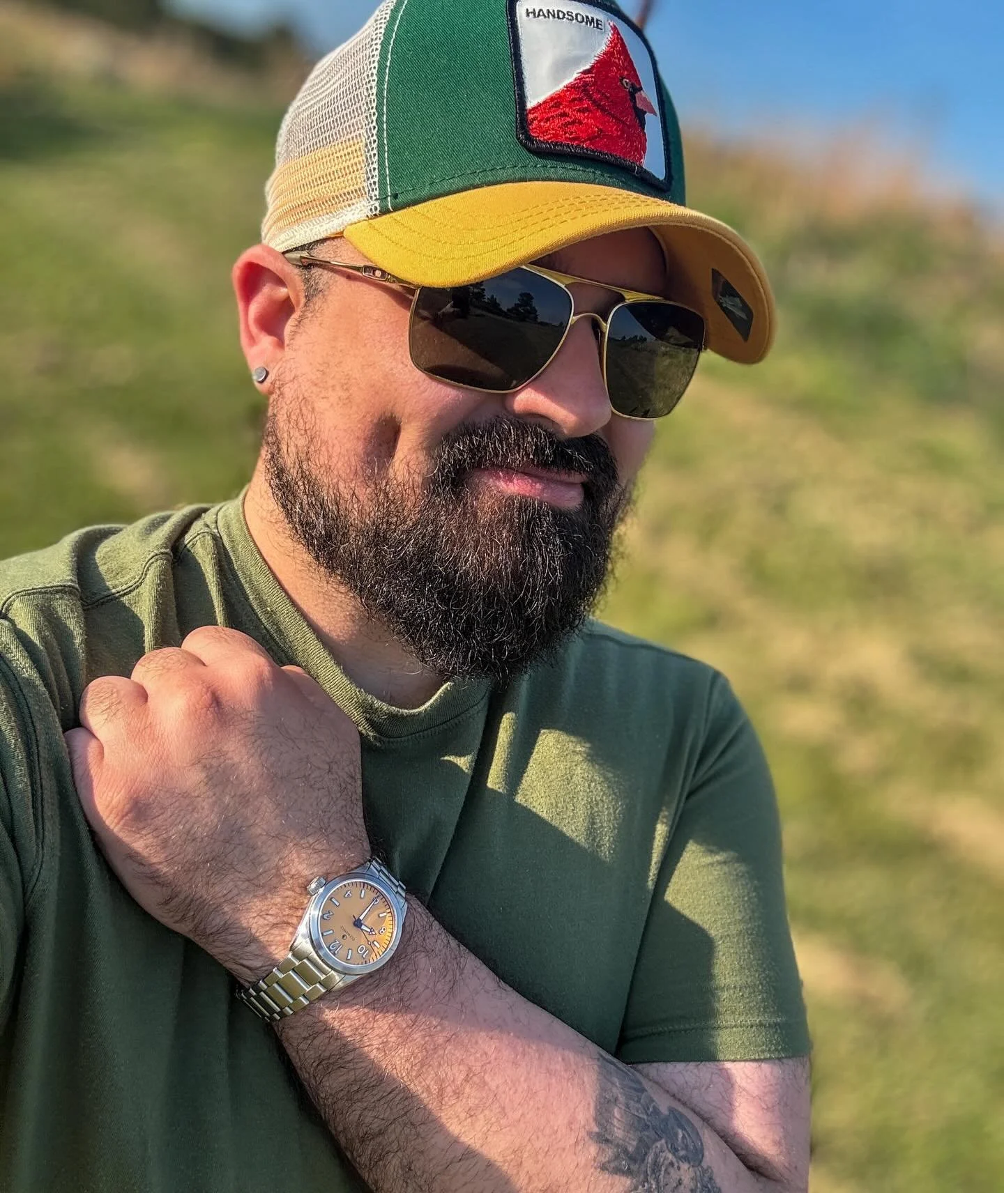 Happy Friday, nerds! Taking a bit of a road trip to see my brother. Swipe for a #FridayNightLumeBattle

I really love wearing my new @clemencewatches . It reminds me of Scotland, and just how much I loved it there. So far this has been the only watch