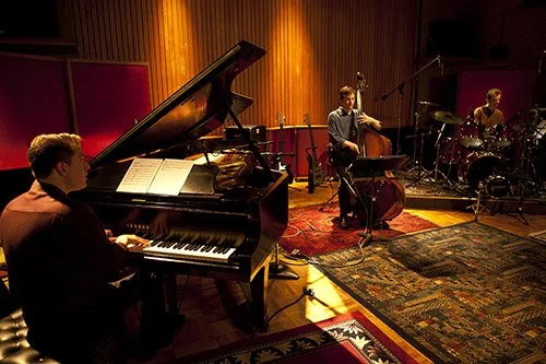 at Fantasy Studios, Berkeley, with Dan Feiszli (bass) and Celso Alberti (drums), February 19th, 2012.
(photo credit: Jack Schow)