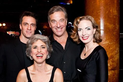 with performers Christina Waldeck, Paul Pelosi, and Cynthia Rogers Baggott, at a private musical theatre event at the Great American Music Hall, San Francisco, January, 2010.
(photo credit: Drew Altizer)