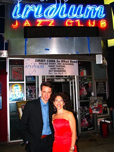 with Lua Hadar at The Iridium, NYC, May 10, 2008.