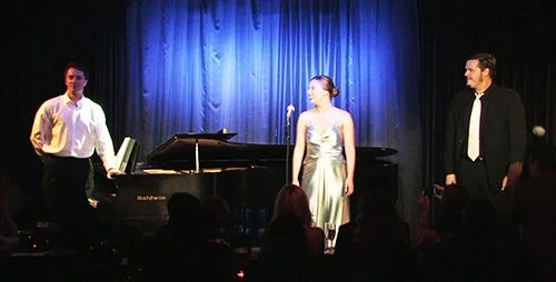 with Adina Dorband and Jefferson Taylor at "Bohemian Socials at the Opera" San Francisco, July, 2011.