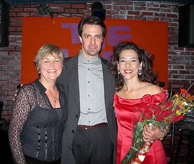 with composer Candace Forest and vocalist Lua Hadar at the Purple Onion, October 7th, 2005, in San Francisco, California.