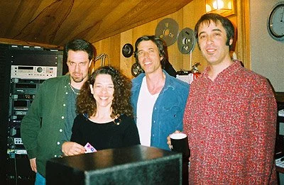with Lua Hadar (vocals), Dave Rokeach (drums), and John Wiitala (bass) at Banquet Studios, April 1st, 2005, in Santa Rosa, California.