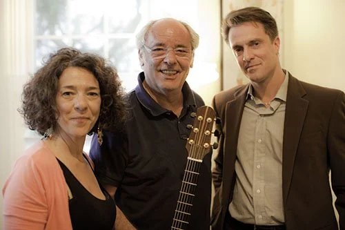 with Lua Hadar and Maxime Le Forestiere,
in part of a French documentary on Maxime, June 24th, 2011.