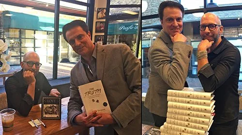 with New York Times bestselling author Neil Strauss at his book signing at Book Passage.
Corte Madera, California, October 17th, 2015.