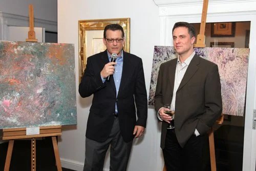 with Timothy D. Williamson, art benefit for the Leukemia and Lymphoma Society at Martin Lawrence Galleries, San Francisco, California, April 18th, 2012.