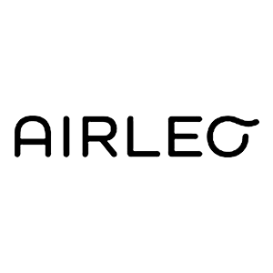 The image features the word 'AIRLEC' with a stylized light bulb shape forming part of the letter 'A' in the logo.