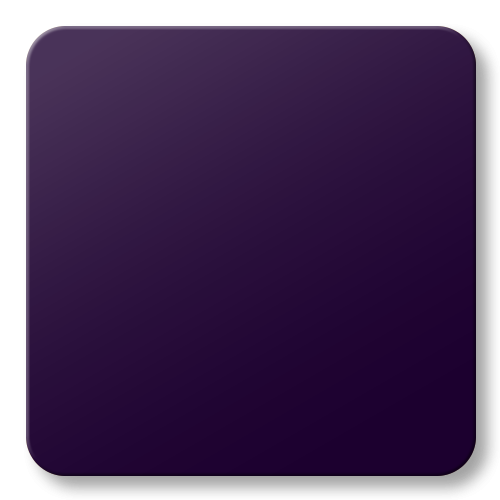 A solid dark purple rounded square background.
