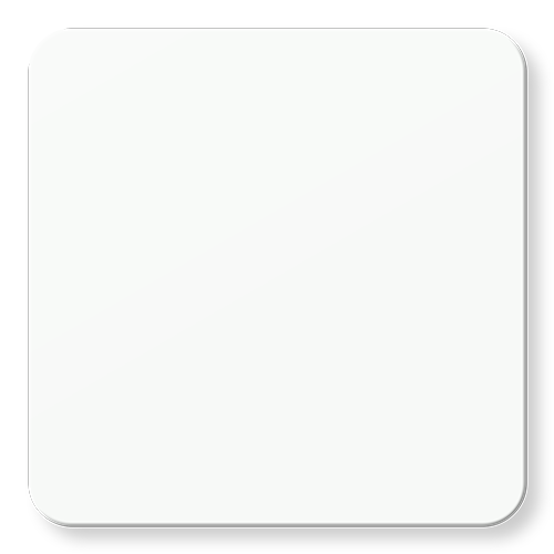 A blank, white squared card with rounded edges and a dark border.