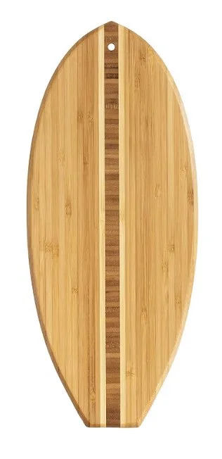 Surfboard Wood Serving tray