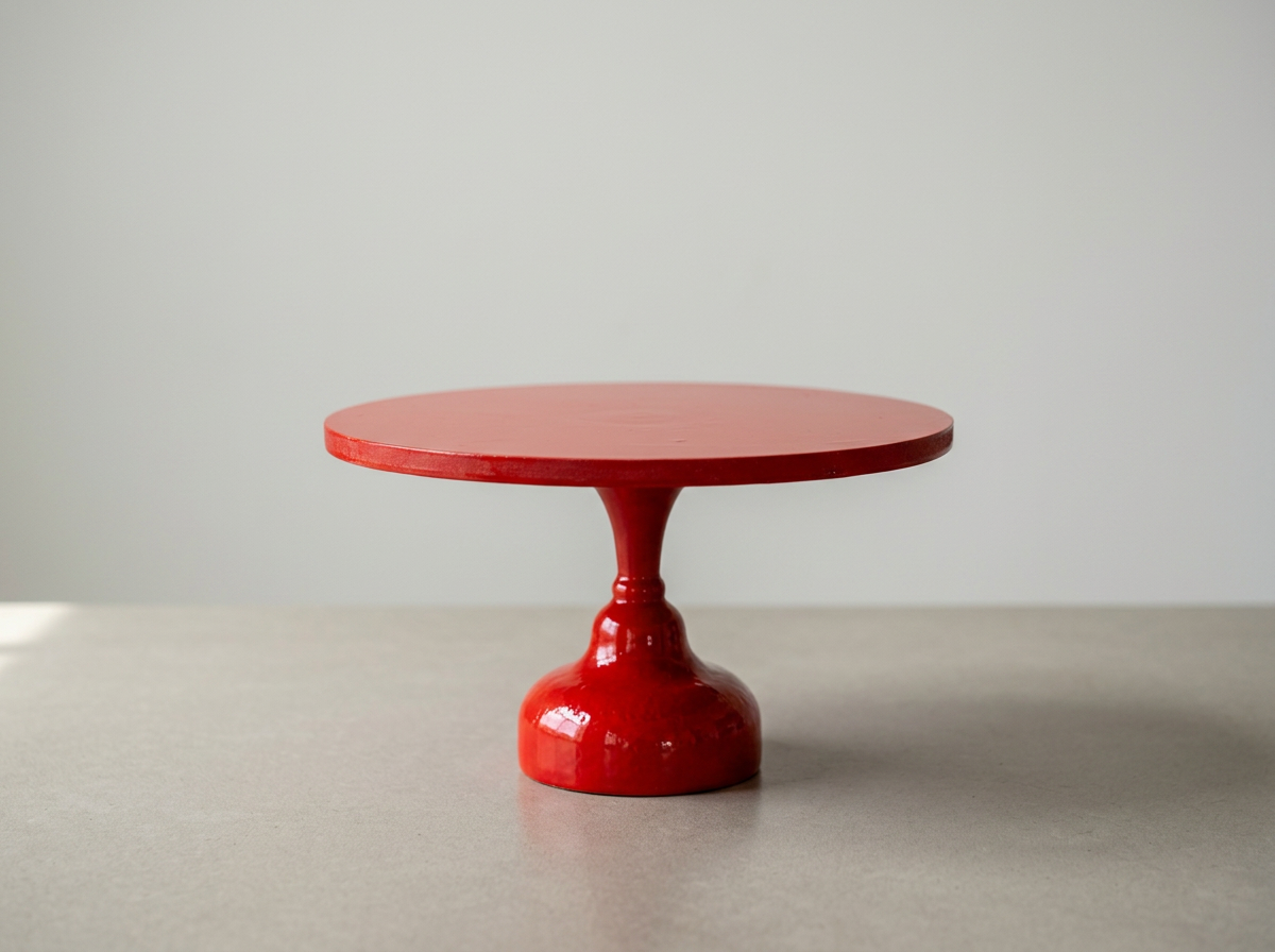 Red Cake Stand