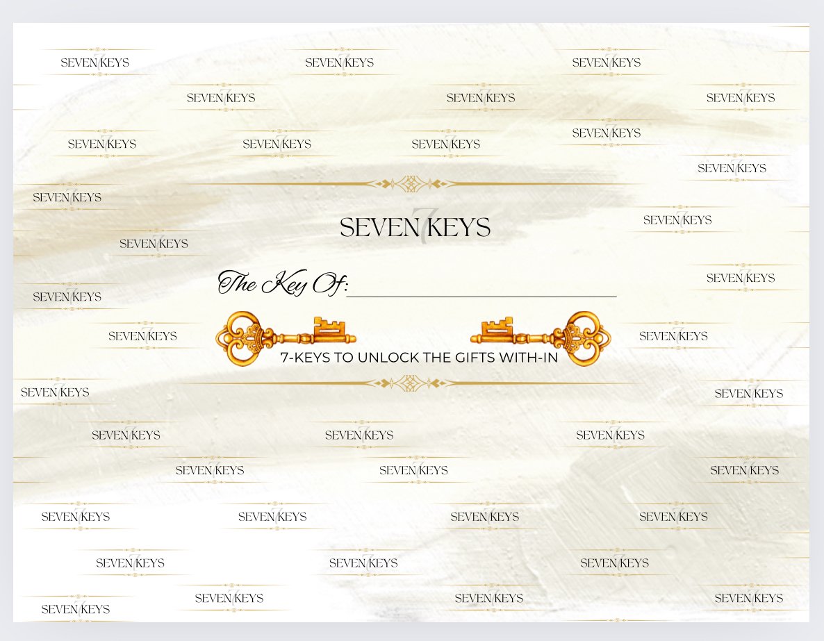 Seven 7 Keys: Key Purpose Cards, 1 pk.
