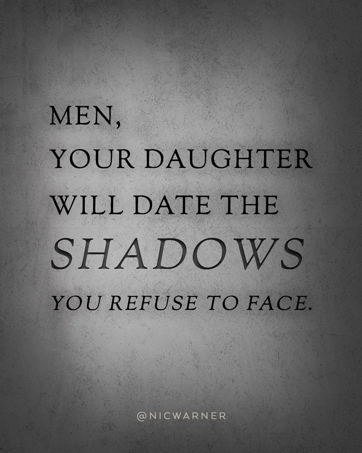One thing I love about being a father is how sharp the reflection is from your children of where and how you can refine your way of being. 

What triggers need to be looked at, what shadows need integrating, where you collapse and where you choose co