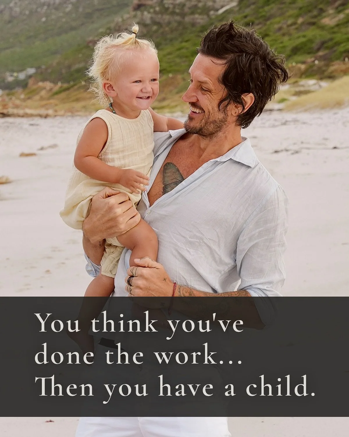 The days are long, but the years are short. 
And everything you&rsquo;ve buried will be dug up. 

Your wounding and your burden, 
passed down to your children unless you deal with it yourself. 

The deepest blessing. ✨