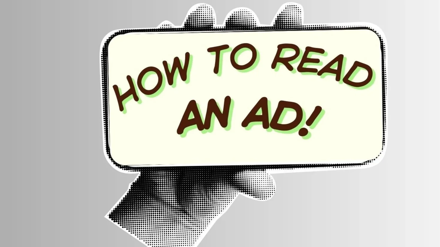 Saffana read an ad workshop