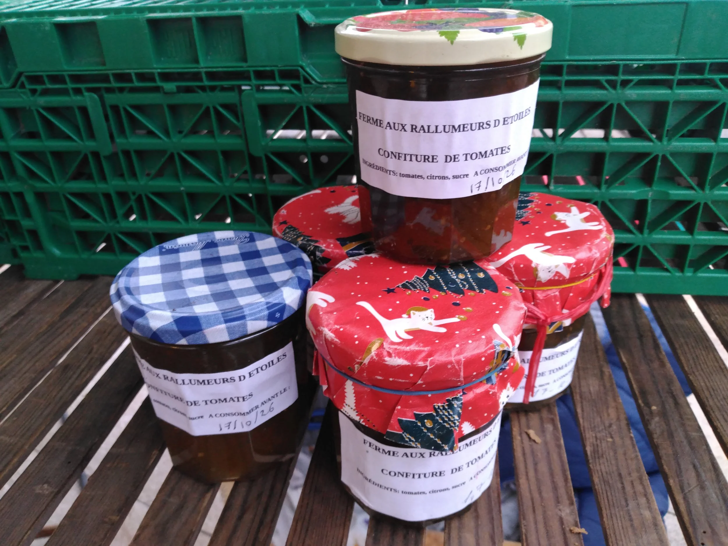confitures de tomates