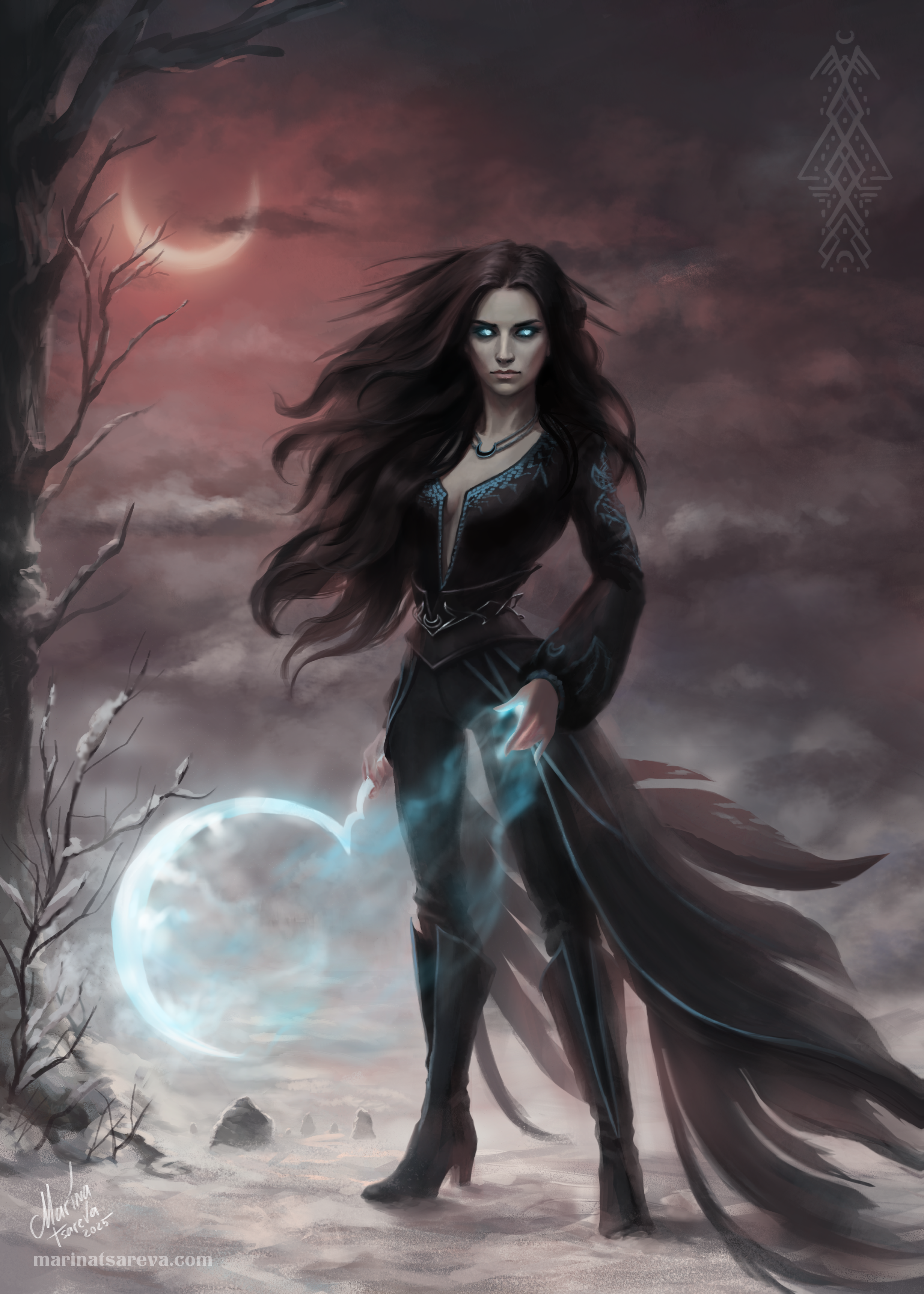 OC Concept Art for the personal project - Mara